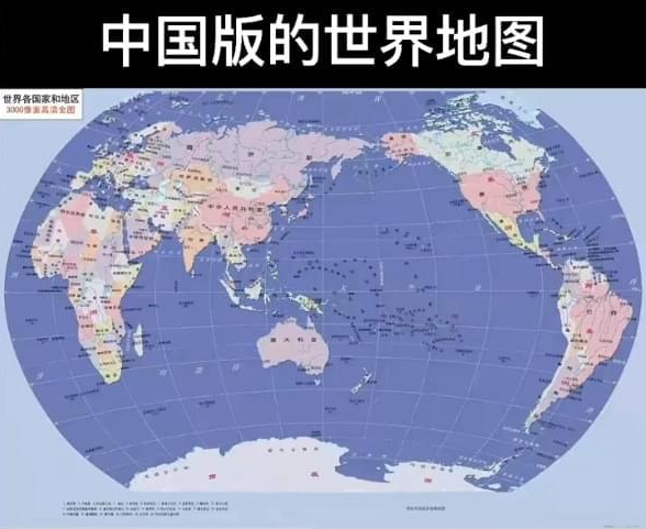 韩国版世界地图真搞笑，火起来也是正常的